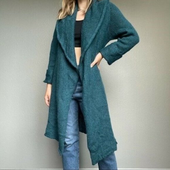 Soft Surroundings Sweaters - Soft Surroundings Telluride Topper Teal Size Medium